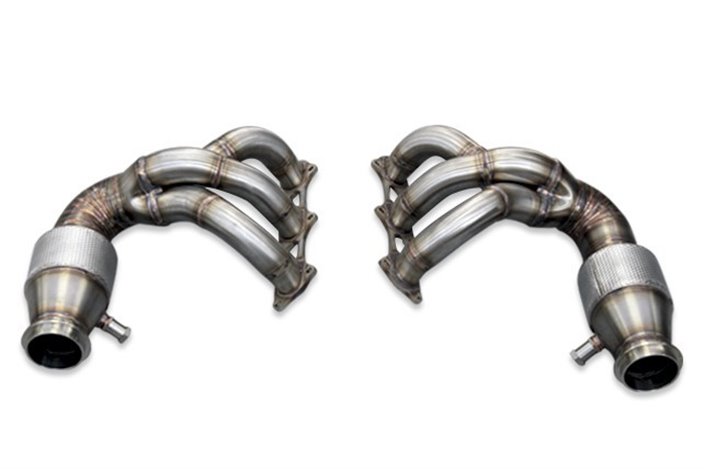 Exhaust manifold kit with KAT 300 cells stainless steel Tub Style Porsche 997 GT3 from 2006 to 2011