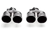 Terminal kit with 4 stainless steel outlets Style pipes Porsche 911 Carrera 997.1 from 2004 to 2008