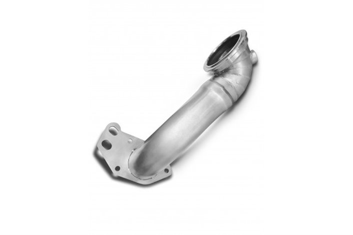 Stainless steel decatalyst downpipe Tubi Style Alfa Romeo 4C Coupé and Spider from 2013