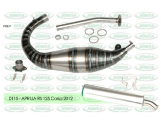 Exhaust Expansion Chamber Pipe Aprilia Rs 125 Jollymoto...