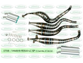 Marmitte scarichi exhaust Yamaha RD 500  Jollymoto 0708