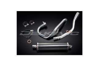 YAMAHA WR125X 2009-2018 SISTEMA DI SCARICO COMPLETO SILENZIATORE OVALE IN CARBONIO DA 450 MM