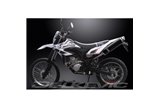 YAMAHA WR125R 2009-2018 SISTEMA DI SCARICO COMPLETO 450MM CARBONIO OVALE BSAU SILENZIATORE