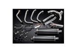 HONDA CB1100SF X11 1999-02 SCARICO COMPLETO 4-2 450MM CARBONIO OVALE BSAU SILENZIATORI