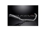 YZFR3 YZF-R3 2015-2024 / SILENZIATORE OVALE IN FIBRA DI CARBONIO DA 450 MM (18 POLLICI) SISTEMA COMPLETO 2-1