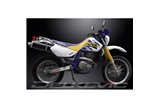 SUZUKI DR650SE 1996-2019 SISTEMA DI SCARICO COMPLETO SILENZIATORE BSAU OVALE IN CARBONIO DA 450 MM