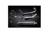 YAMAHA MT125 2014-2019 SISTEMA DI SCARICO COMPLETO 450MM CARBONIO OVALE BSAU SILENZIATORE