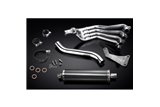 HONDA CBR650F CB650F 14-18 FULL EXHAUST SYSTEM 450MM CARBON OVAL SILENCER