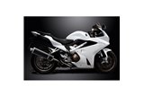 HONDA VFR800F 14-19 VFR800X 15-19 SCARICO COMPLETO 450MM CARBONIO OVALE BSAU