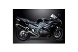 KAWASAKI ZZR1400 ZX14 2012-2023 SISTEMA DI SCARICO 4-1 450MM CARBONIO OVALE BSAU