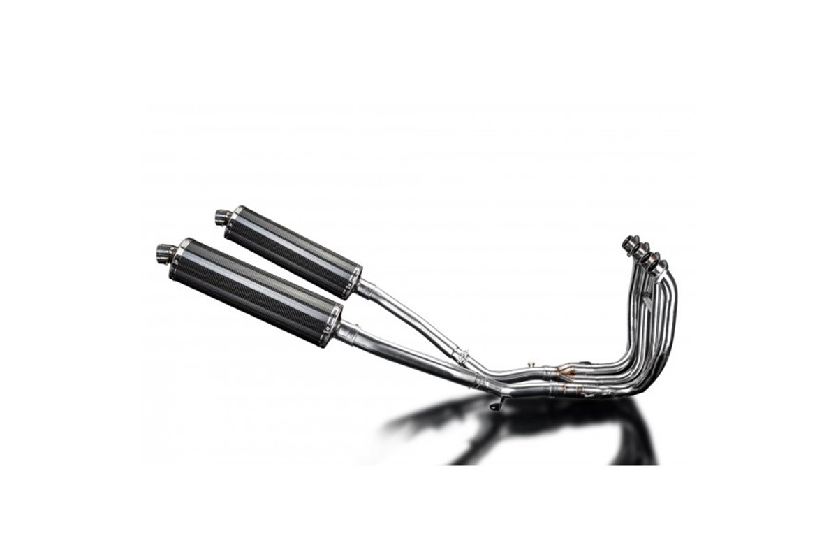 SUZUKI GSX1300R HAYABUSA 08-20 4-2 EXHAUST SYSTEM 450MM CARBON OVAL BSAU