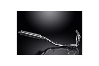 KAWASAKI 1000 VERSYS 2010-2014 FULL EXHAUST 4-1 450MM OVAL CARBON SILENCER