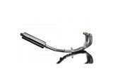 HONDA CBR600F 2001-2006 FULL EXHAUST SYSTEM 450MM STAINLESS OVAL SILENCER