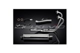 HONDA CB500 SPORT 1994-2003 SISTEMA DI SCARICO COMPLETO SILENZIATORE OVALE INOX DA 450 MM