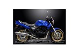 HONDA CB500 SPORT 1994-2003 SISTEMA DI SCARICO COMPLETO SILENZIATORE OVALE INOX DA 450 MM