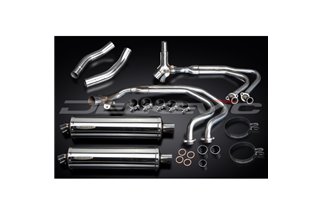 SISTEMA DI SCARICO COMPLETO HONDA ST1300 PAN EUROPEAN ABS 450MM ACCIAIO OVALE BSAU