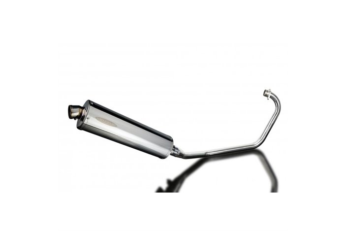 KYMCO CK1 2014-2015 FULL EXHAUST SYSTEM 450MM STAINLESS OVAL SILENCER