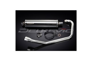 KYMCO CK1 2014-2015 SISTEMA DI SCARICO COMPLETO SILENZIATORE OVALE INOX DA 450 MM