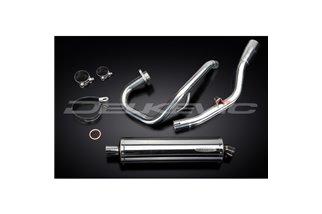 YAMAHA WR125R 2009-2018 SISTEMA DI SCARICO COMPLETO SILENZIATORE BSAU OVALE INOX DA 450 MM