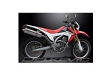 HONDA CRF250 LM 2012-16 SISTEMA DI SCARICO COMPLETO SILENZIATORE BSAU OVALE INOX DA 450 MM