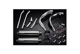 SUZUKI GSX1300R HAYABUSA 99-07 DECAT SCARICO COMPLETO 4-2 450MM INOX OVALE BSAU