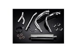 SUZUKI GSX1300R HAYABUSA 99-07 DECAT SCARICO COMPLETO 4-1 450MM INOX OVALE BSAU