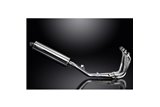 KAWASAKI Z900RS Z900SE 2018-24 SISTEMA DI SCARICO COMPLETO SILENZIATORE OVALE INOX DA 450 MM