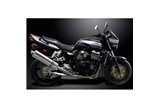 KAWASAKI ZRX1100 ZRX1200 97-07 4-1 SCARICO 450MM SILENZIATORE BSAU OVALE INOX