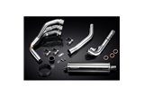 TRIUMPH TIGER 800 2010-19 SISTEMA DI SCARICO SILENZIATORE OVALE INOX DA 450 MM