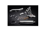 KAWASAKI GTR1400 07-20 SISTEMA DI SCARICO COMPLETO SILENZIATORE OVALE INOX DA 450 MM