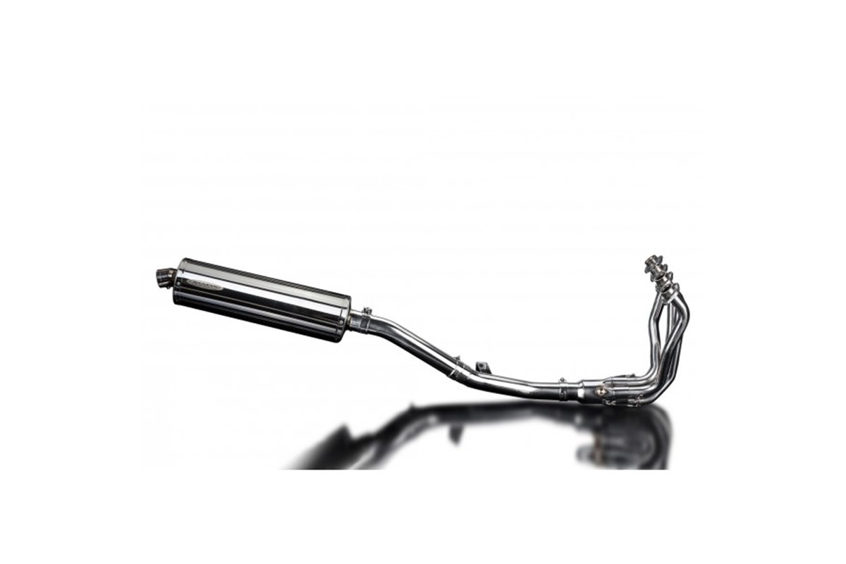 KAWASAKI 1000 VERSYS 2010-2014 FULL EXHAUST 4-1 450MM OVAL STAINLESS SILENCER