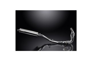 KAWASAKI 1000 VERSYS 2010-2014 FULL EXHAUST 4-1 450MM OVAL STAINLESS SILENCER