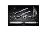 KAWASAKI ZZR1400 08-11 SISTEMA DI SCARICO 4-2 450MM SILENZIATORI BSAU OVALI INOX