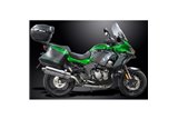 KAWASAKI VERSYS 1000 2019-2024 SISTEMA DI SCARICO COMPLETO 450MM INOX OVALE BSAU