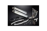 KAWASAKI ZZR1400 06-07 DECAT 4-2 EXHAUST 450MM STAINLESS OVAL BSAU SILENCERS