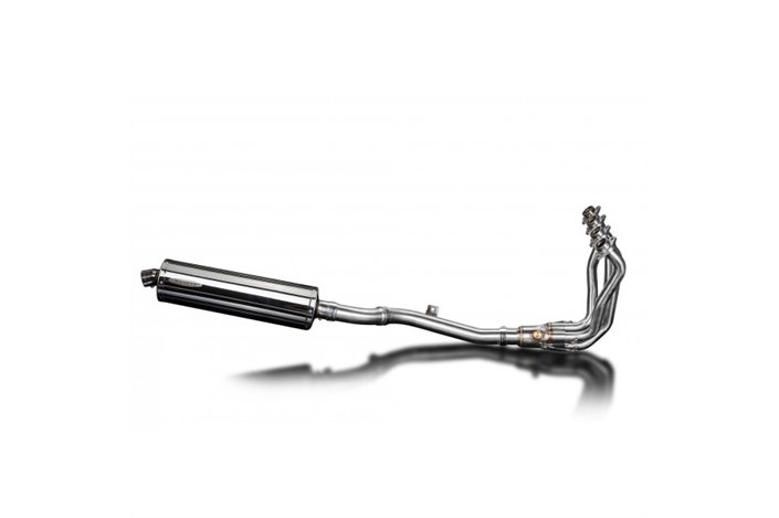 KAWASAKI 1000SX NINJA 2020-24 FULL EXHAUST SYSTEM 450MM OVAL STAINLESS SILENCER