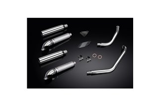 KAWASAKI MEAN STREAK EXHAUST VN1500 VN1600 02-08 2-2 410MM TURN OUT SILENCER