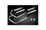 TRIUMPH STREET CUP 17-19 SISTEMA DI SCARICO COMPLETO SILENZIATORE TURNOUT PERSONALIZZATO DA 410 MM