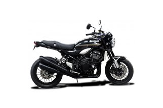 KAWASAKI Z900RS SE 2018-2024 SISTEMA DI SCARICO COMPLETO 4-4 IN CERAMICA NERA SILENZIATORI