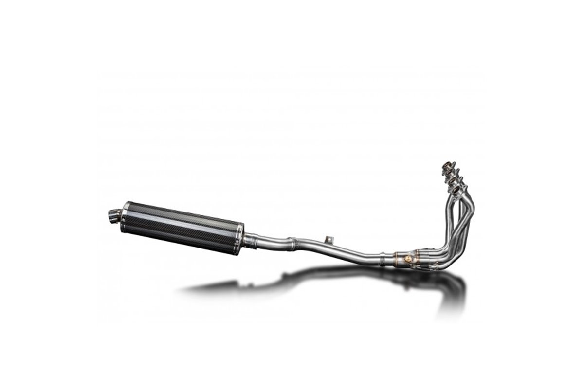 KAWASAKI 1000SX NINJA 2020-2024 FULL EXHAUST SYSTEM 450MM OVAL CARBON SILENCER