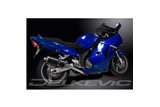 SISTEMA DI SCARICO COMPLETO 4-1 BLACKBIRD HONDA CBR1100XX 350MM CARBONIO OVALE BSAU