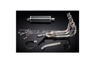 SISTEMA DI SCARICO COMPLETO YAMAHA YZF600R THUNDERCAT 350MM CARBONIO OVALE TUTTI GLI ANNI