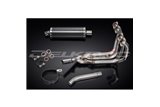 SISTEMA DI SCARICO COMPLETO YAMAHA YZF600R THUNDERCAT 350MM CARBONIO OVALE TUTTI GLI ANNI