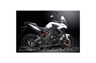 KAWASAKI KLE650 VERSYS 2007-14 SCARICO COMPLETO 350MM CARBONIO TRI BSAU SILENZIATORE