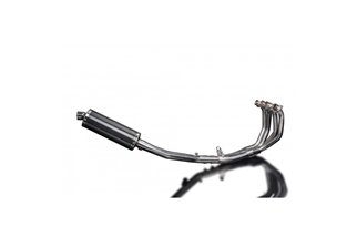 HONDA CBR600F 2001-2006 FULL EXHAUST SYSTEM 350MM CARBON OVAL SILENCER