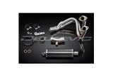 KAWASAKI ER6N ER6F 2012-16 SISTEMA DI SCARICO COMPLETO SILENZIATORE BSAU CARBONIO OVALE DA 350 MM