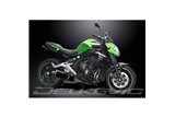 KAWASAKI ER6N ER6F 2012-16 SISTEMA DI SCARICO COMPLETO SILENZIATORE BSAU CARBONIO OVALE DA 350 MM