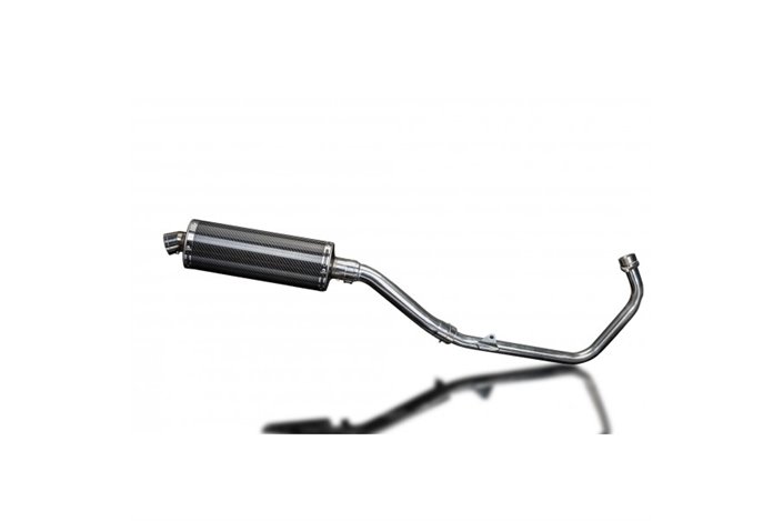 HONDA CBR250R 2011-2013 FULL EXHAUST SYSTEM 350MM CARBON OVAL BSAU SILENCER