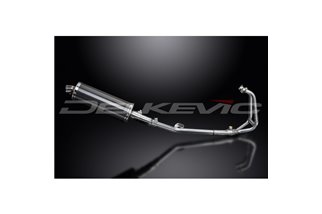 KAWASAKI 250R NINJA 2008-2013 SCARICO COMPLETO 2-1 350MM SILENZIATORE OVALE IN CARBONIO