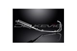 KAWASAKI 250R NINJA 2008-2013 SCARICO COMPLETO 2-1 350MM SILENZIATORE OVALE IN CARBONIO